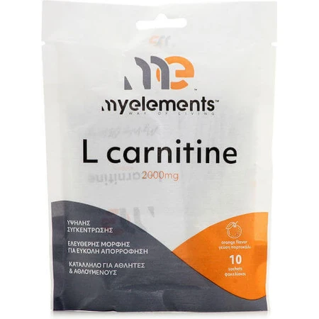 My Elements L-Carnitine with Carnitine 2000mg and L-Carnitine Taste 10 sachets