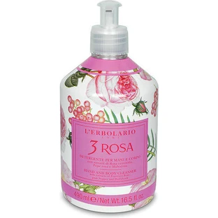 L' Erbolario 3 Rozen Sapon Rozencrème 490ml