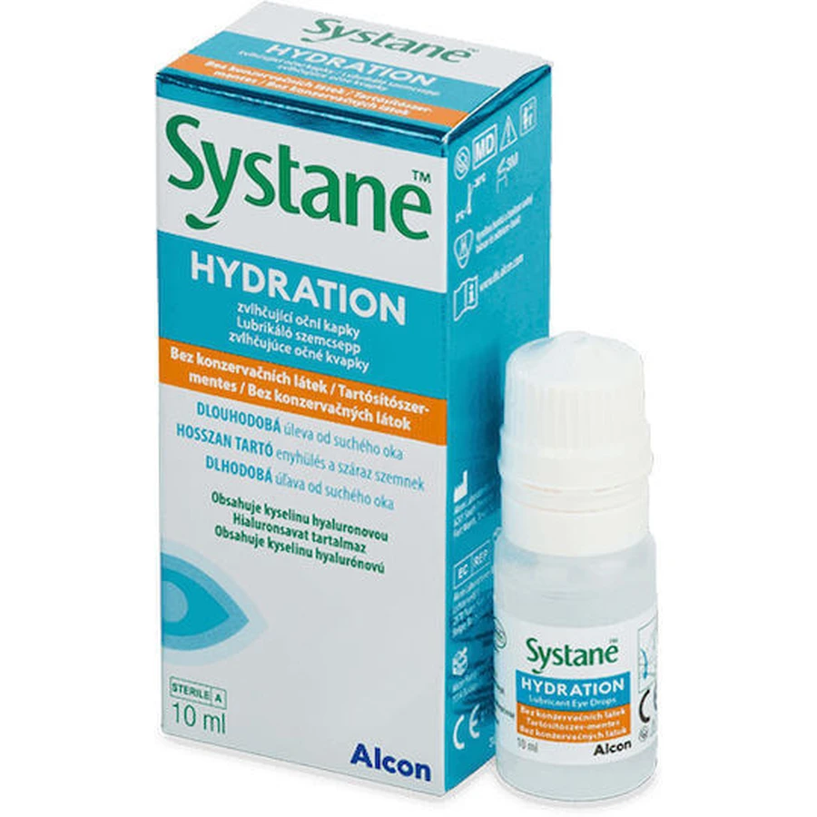 Systane Hidratación Ácido Hialurónico Gotas Oculares para Ojos Secos 10ml