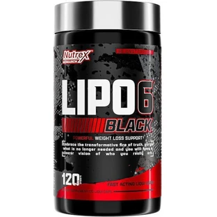 Nutrex Lipo-6 Black with Flavour Unflavoured 120 tabs