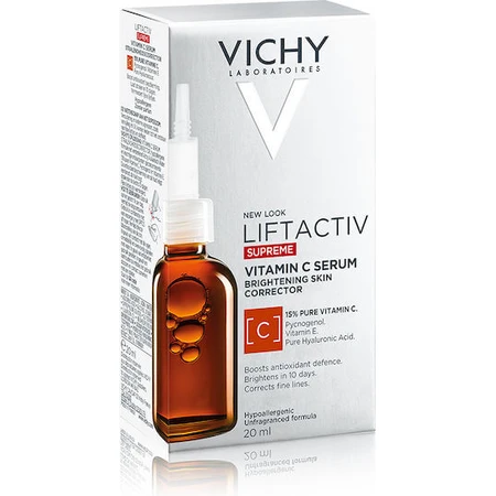 Vichy Liftactiv Supreme Anti-Ageing Gezichtsserum met Vitamine C en Vitamine E voor Ontgiften en Verhelderen 20ml