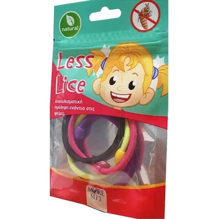 More Sept Less Luizen Preventie Elastiek Luizen Elastiek voor Kinderen 4st