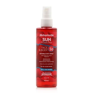 Heremco Histoplastine Zonbescherming Waterbestendige Gezichts- en Lichaamsnevel SPF50 200ml