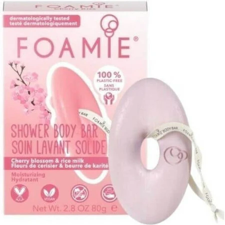 Foamie Cherry Blossom & Rice Milk Soap Body Bar 80gr