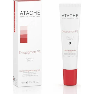Atache Despigmen P3 Crema Facial 24h para Reconstrucción, Blanqueamiento y Rojeces con Retinol y Vitamina C 15ml