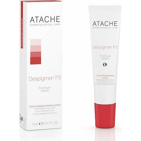 Atache Despigmen P3 Crema Facial 24h para Reconstrucción, Blanqueamiento y Rojeces con Retinol y Vitamina C 15ml