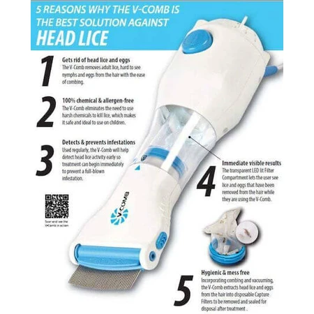 Licetec V-comb Electric Lice Comb