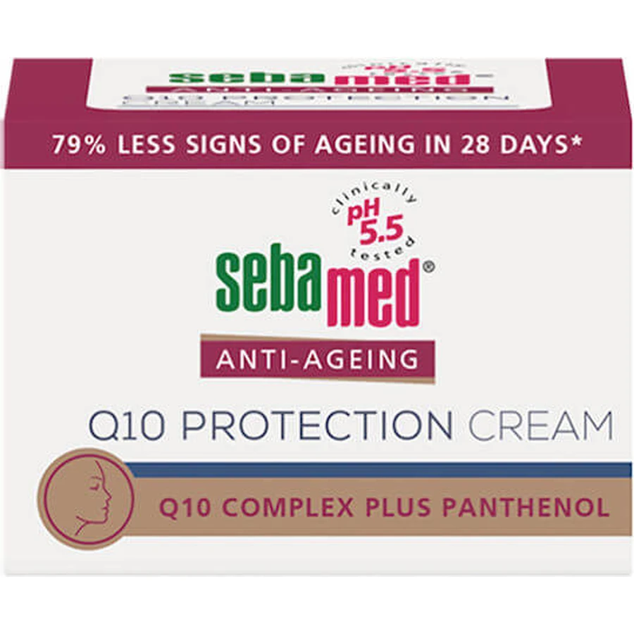 Sebamed Q-10 Anti-Ageing Schutz Anti-Falten Gesichtscreme mit Collagen 50ml