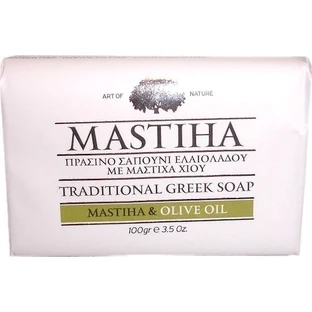 Mastihashop Grüne Seife mit Olivenöl und Chios Kitt Grüne Seife 100gr
