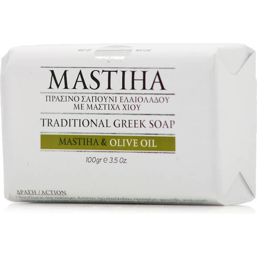 Mastihashop Grüne Seife mit Olivenöl und Chios Kitt Grüne Seife 100gr