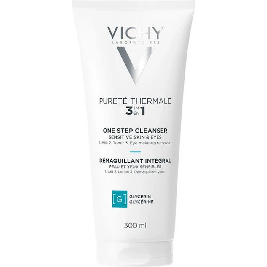 Vichy Purete Thermale 3 en 1 Emulsión Desmaquillante Rostro y Ojos 300ml