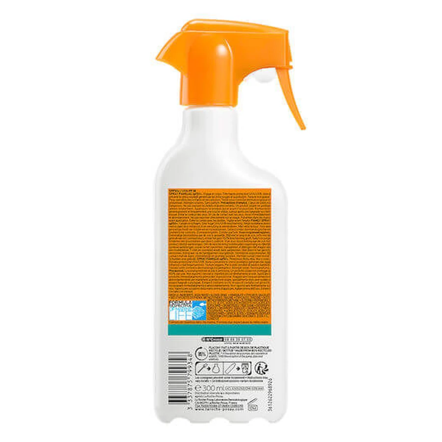 La Roche Posay Anthelios Familia Anthelios Familia Loción Corporal Resistente al Agua SPF50 Spray 300ml