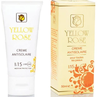 Yellow Rose Sunscreen Face Cream Sun Protection (SPF15) 50ml