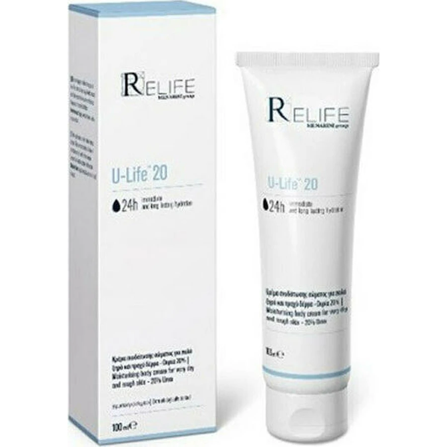 Relife U-Life 20 Moisturising Body Crème hydratante à l'urée pour peaux atopiques 100ml