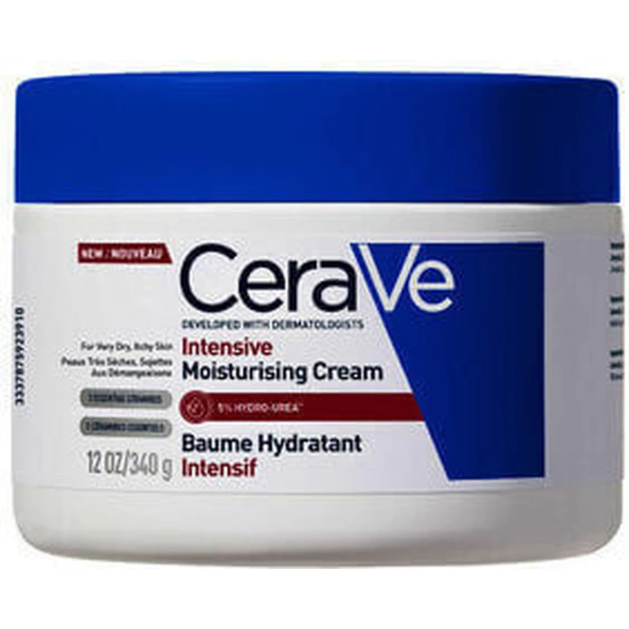 CeraVe Crème hydratante pour le corps pour les peaux sèches/très sèches et sensibles 340gr