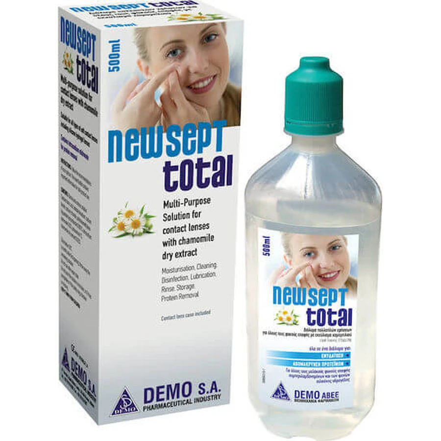 Demo New Sept Total Contact Lens Solution 500ml