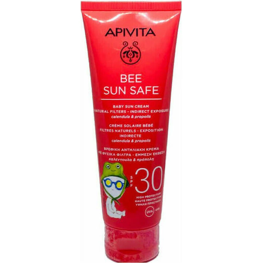 Apivita Bee Sun Safe Waterproof Baby Sun Cream Emulsion SPF30 100ml