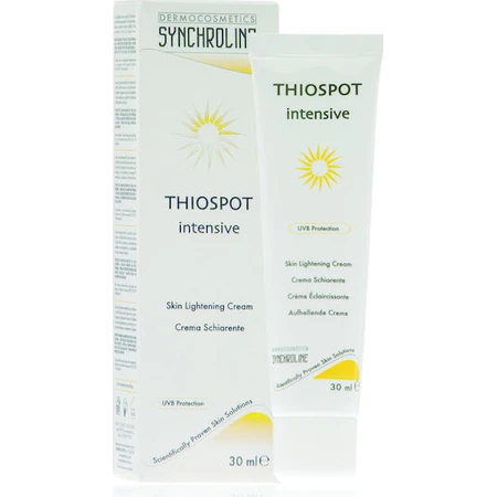 Synchroline Thiospot Crème éclaircissante intensive pour le visage avec facteur de protection solaire (FPS) 10 30ml