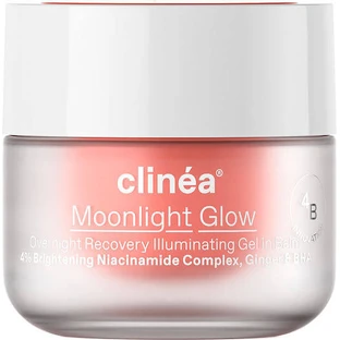 Clinea Moonlight Glow Anti-Ageing en Verhelderende Gezichtsgel voor de Nacht met Niacinamide en Prebiotica 50ml