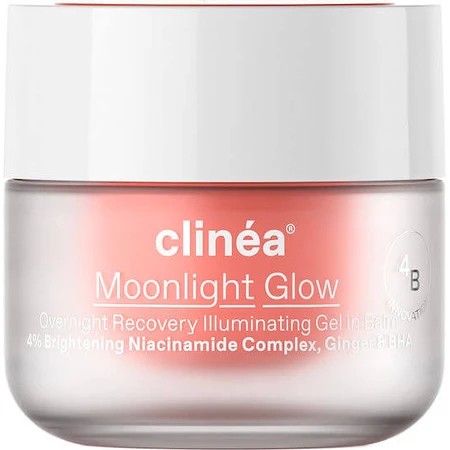 Clinea Moonlight Glow Anti-Ageing en Verhelderende Gezichtsgel voor de Nacht met Niacinamide en Prebiotica 50ml