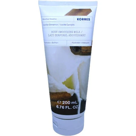 Korres Vanille en Kaneel Hydraterende Bodymelk met Vanillesmaak voor droge huid 200ml