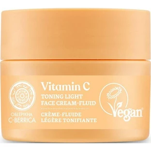 Natura Siberica C-Berrica Toning Light 24h Feuchtigkeitsfluid Gesichtscreme mit Vitamin C 50ml