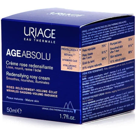 Uriage Age Absolu Rosy Crema Facial Antiedad y Tonificante con Retinol y Péptidos 50ml