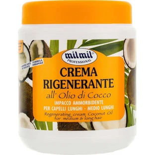 Milmil Professional Crema Rigenerante All'olio Di Cocco Reparierende Haarmaske 1000ml