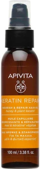 Apivita Keratin Repair Argan Hair Oil for Repair against Split ends with Keratin 100ml