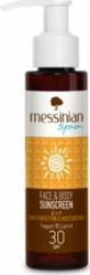 Messinian Spa Sunscreen Body Face Cream SPF30 100ml