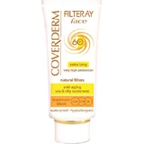 Coverderm Filteray Crème Waterprof Zonnebrandcrème Gezicht SPF60 50ml