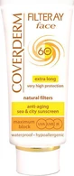 Coverderm Filteray Cream Waterprof Waterprof Sunscreen Face Cream SPF60 50ml
