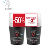 Vichy Homme Anti-Irritation 48h Deodorant 48h Roll-On 2x50ml