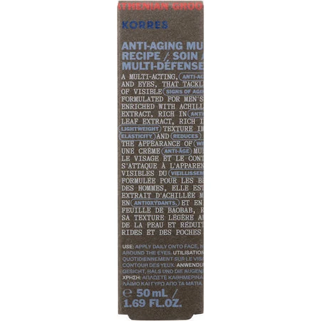 Korres Athenian Grooming Anti-Wrinkle Day Cream for Men's Face - 50 ml
