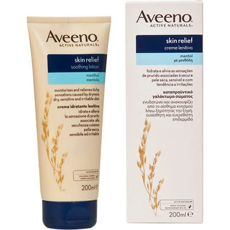Aveeno Skin Relief Menthol Hydraterende Vochtinbrengende Lotion voor droge, zeer droge en gevoelige huid 200ml