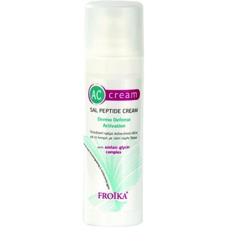 Froika AC Sal Peptide Cream 24H 24h Crème régulatrice pour le visage contre les imperfections et l'acné avec Panthenol et Peptide 30ml