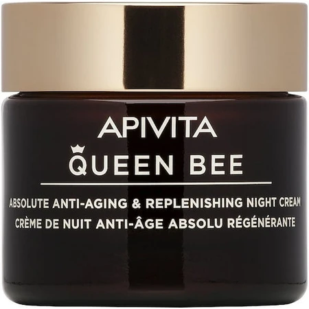 Apivita Queen Bee Absolute Anti-Aging & Replenishing hydraterende, anti-aging en verstevigende nachtcrème met panthenol 50ml