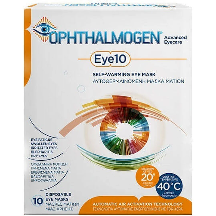 Ophthalmogen Eye 10 zelfverwarmend gaasmasker voor allergieën