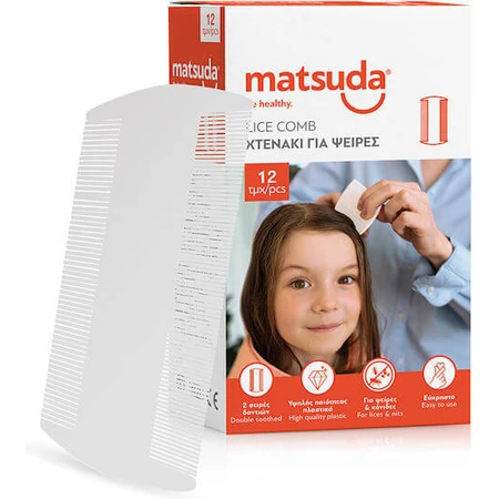 Matsuda Peigne de traitement des poux pour enfants 12pcs
