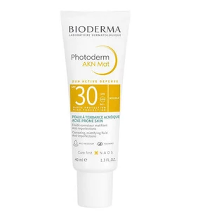 Bioderma Photoderm AKN AKN Mat Fluid Wasserbeständige Gesichtscreme mit Sonnenschutz SPF30 40ml