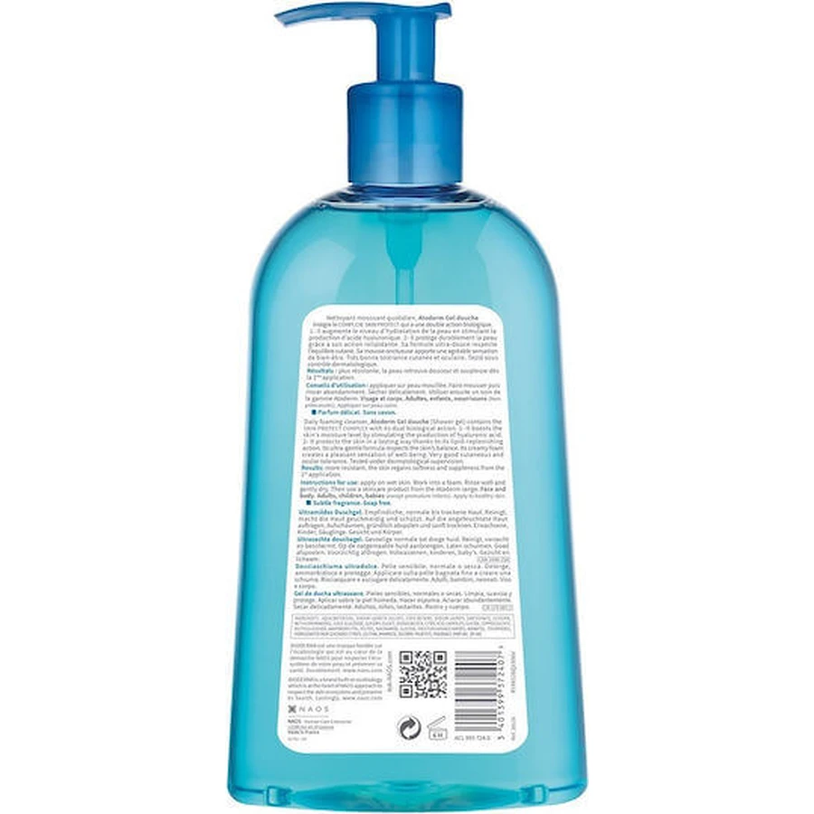 Bioderma Atoderm Milde Normaal Tot Droge Gevoelige Huid Lichaamsgel 500ml