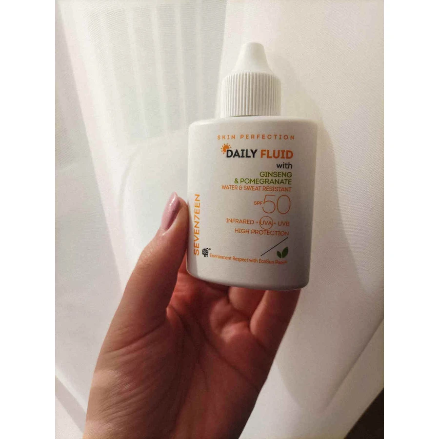 Seventeen Daily Fluid Wasserbeständiger Sonnenschutz Gesichtslotion SPF30 mit Pigment 35ml