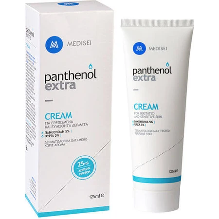 Medisei Panthenol Panthenol Extra Regenererende Hydraterende Crème met Urea voor alle huidtypes 125ml