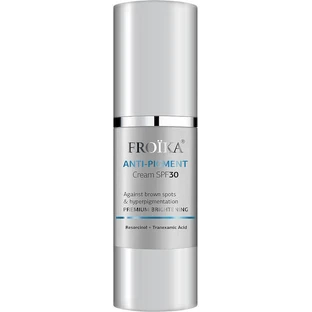 Froika Anti-Pigment-Gesichtstagescreme mit SPF30 gegen Pigmentflecken mit Vitamin C & Peptiden 30ml
