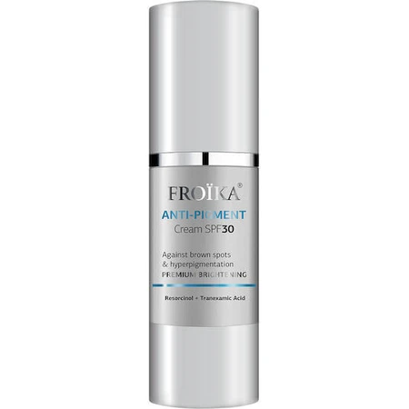 Froika Anti-Pigment-Gesichtstagescreme mit SPF30 gegen Pigmentflecken mit Vitamin C & Peptiden 30ml
