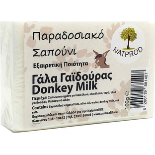 Natprod Jabón Tradicional Jabón Corporal en Pastilla con Leche de Burra 100gr