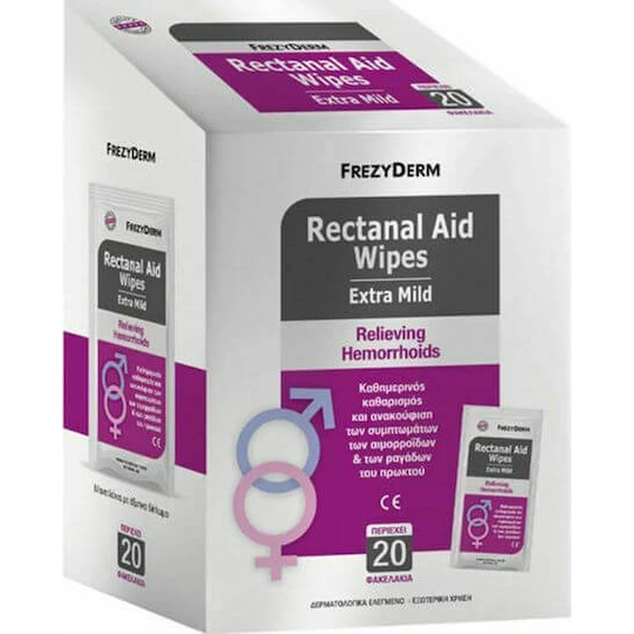 Frezyderm Rectanale Hulp Extra Zachte Aambeiendoekjes 20st