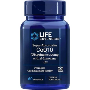 Leben Erweiterung Super-Absorbale CoQ10 D-Limon Gluten frei 100mg 60 softgels