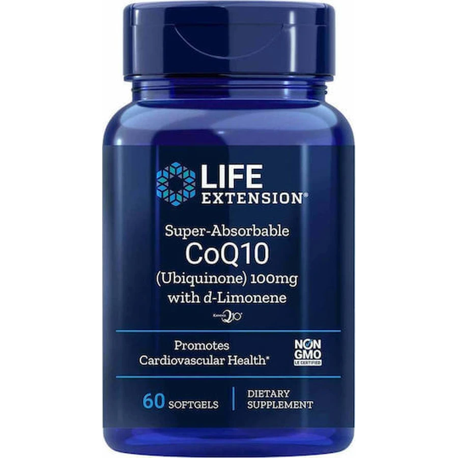 Leben Erweiterung Super-Absorbale CoQ10 D-Limon Gluten frei 100mg 60 softgels