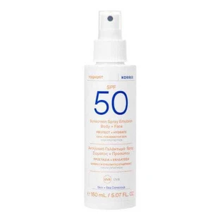 Korres Yoghurt Waterproof Gezicht en Lichaam Zonbescherming Spray SPF50 150ml